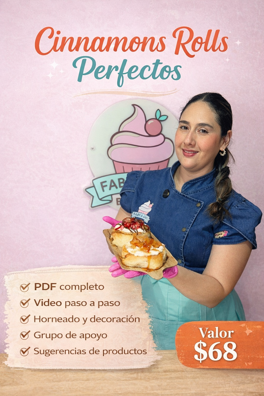 Curso Cinnamons rolls perfectos